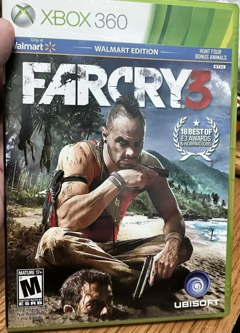 Far Cry 3 (Microsoft Xbox 360, 2012) Walmart Edition Good Condition